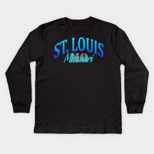 City Pride: St. Louis, Missouri Kids Long Sleeve T-Shirt